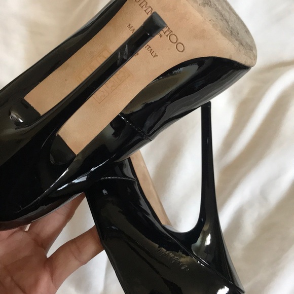 Jimmy Choo Black Patent Anouk - Picture 8 of 8